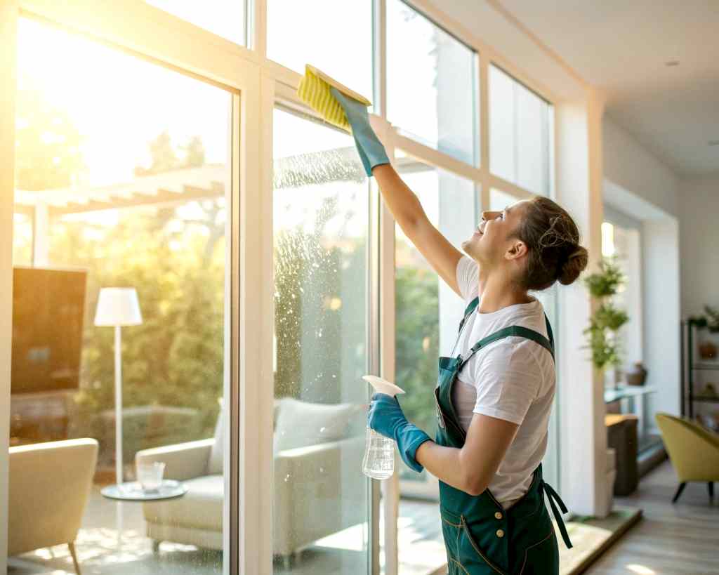 Мойка окон в загородном доме