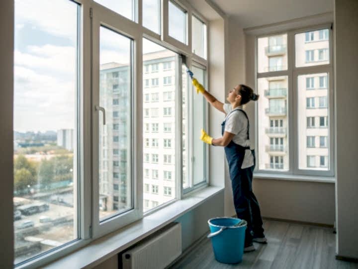 Мытье стекол? Доверьте профессионалам!