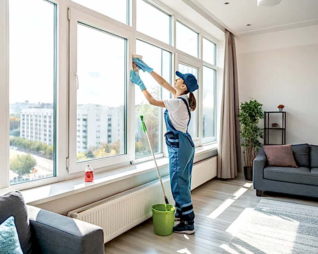 Мытье окон в квартире после ремонта