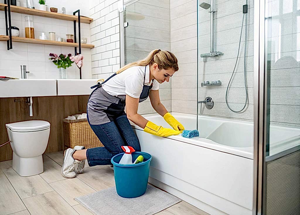Комплексная уборка кухни и ванной комнаты