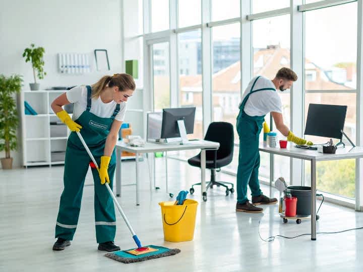 Генеральная уборка офиса после ремонта