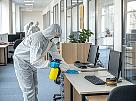 Антибактериальная уборка офиса 75 м2