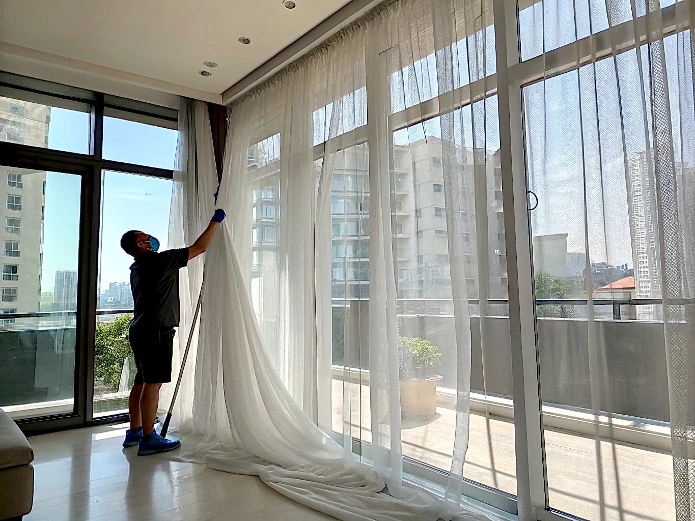 Химчистка тюли