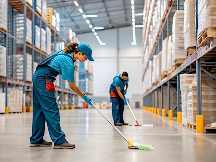 Санитарный клининг складского помещения