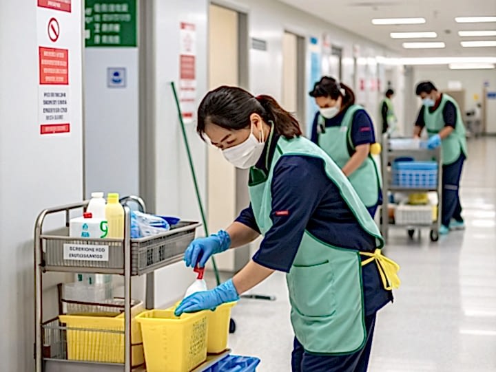 Ежедневный клининг в больнице
