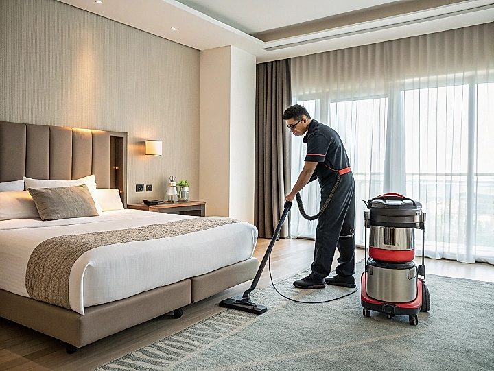 Уборка помещения гостиницы