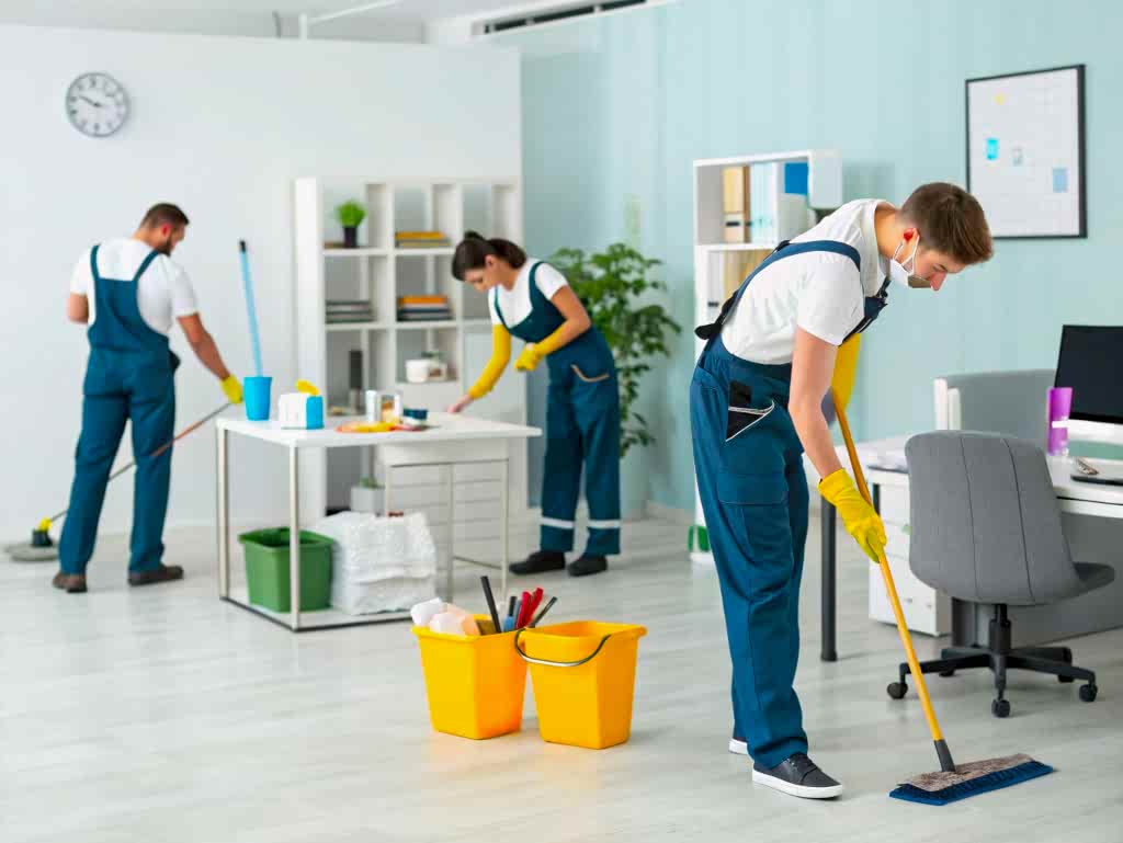 Комплексный клининг офиса после ремонта