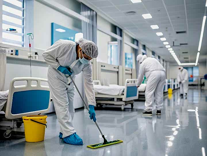 Уборка в клинике