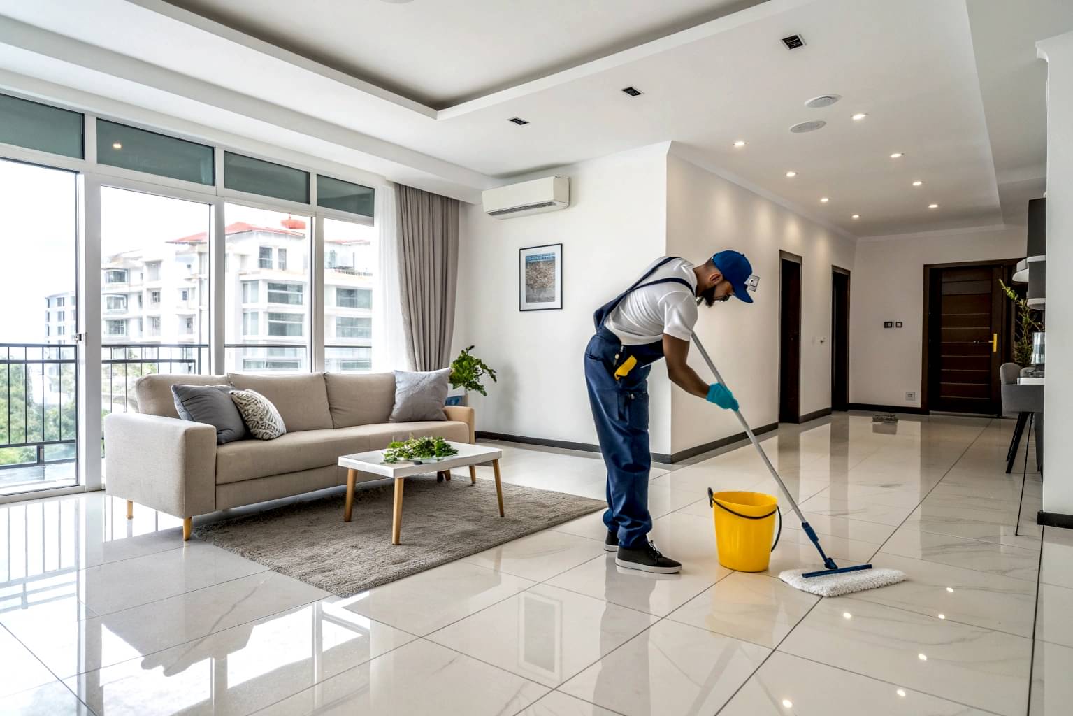 Уборка квартиры после ремонта с чисткой плитки