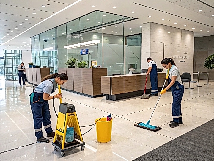 Комплексная уборка в бизнес-центре