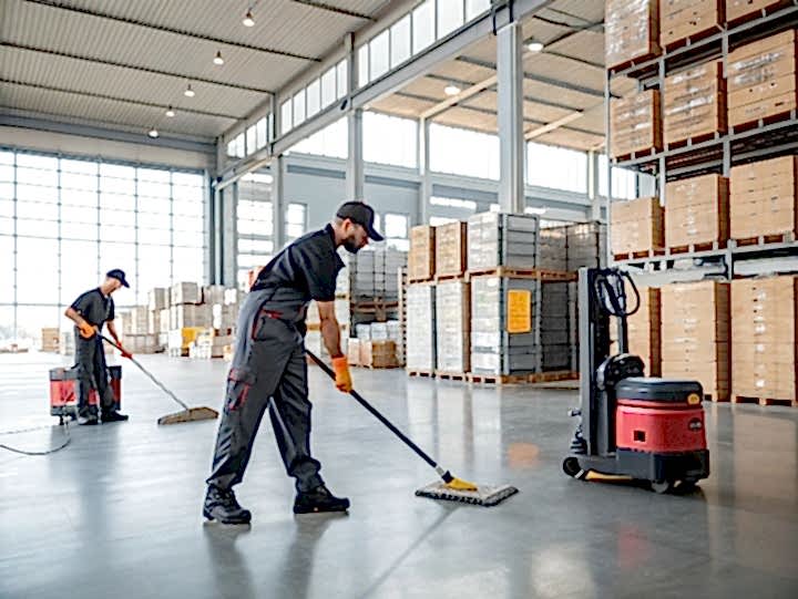 Уборка складского помещения