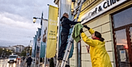 Мойка рекламы и баннеров