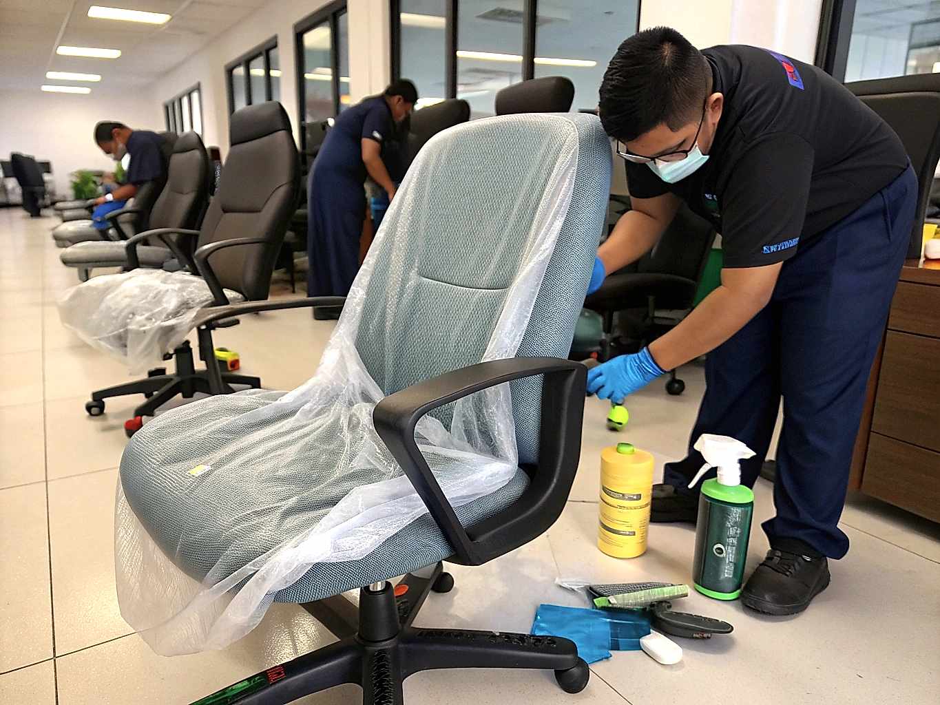 Химчистка офисных кресел