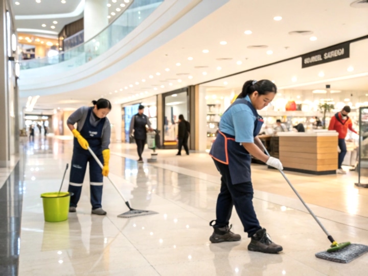 Комплексная уборка торговых центров
