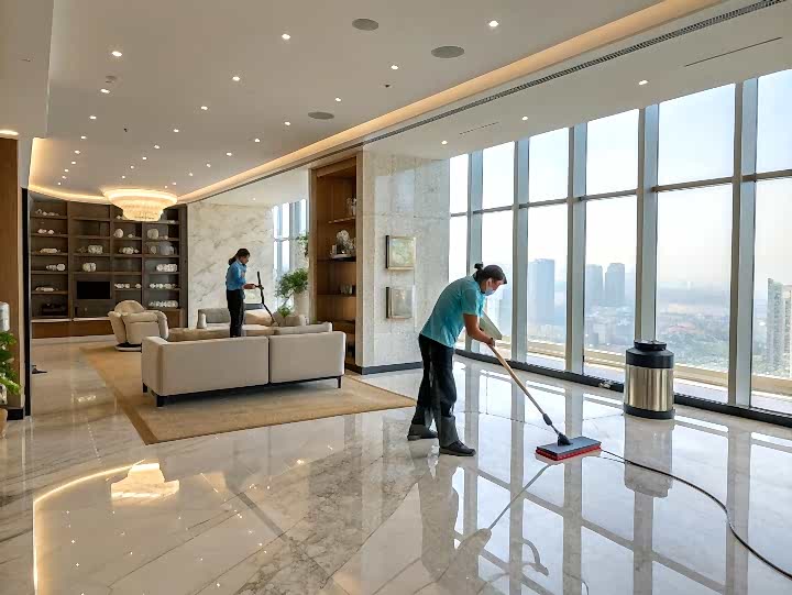 Уборка трехкомнатной квартиры в элитном доме
