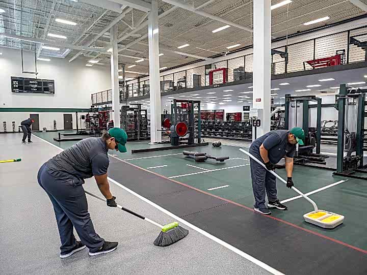 Клининг спортзала