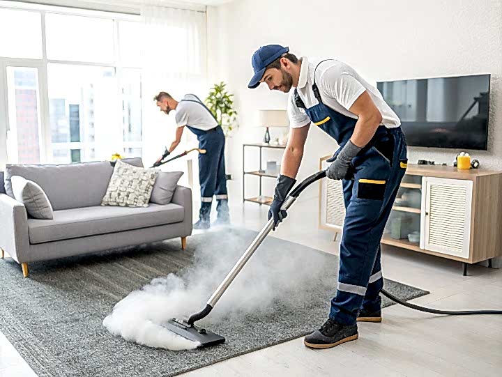 Комплексная уборка квартиры с химчисткой ковра