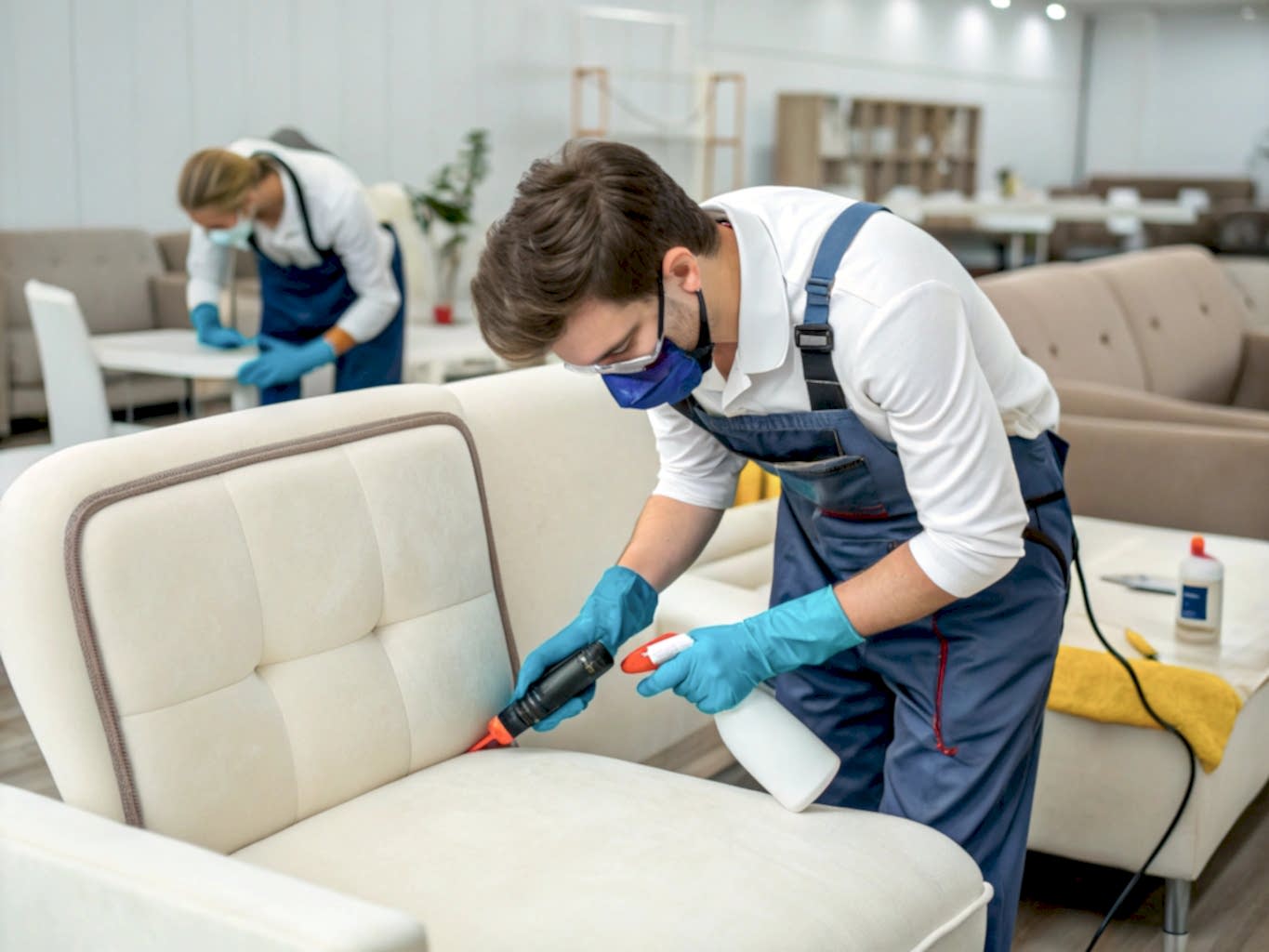 Профессиональная химчистка мебели