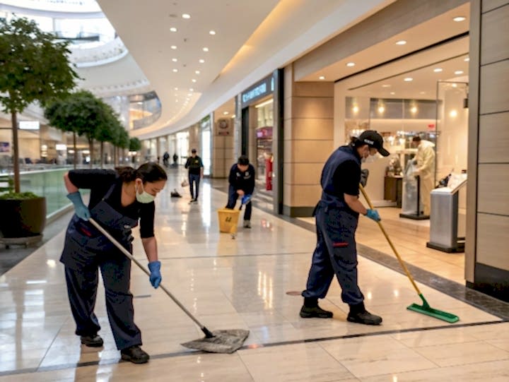 Генеральная уборка помещений ТЦ