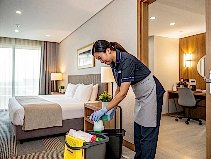 Генеральная уборка помещений гостиницы