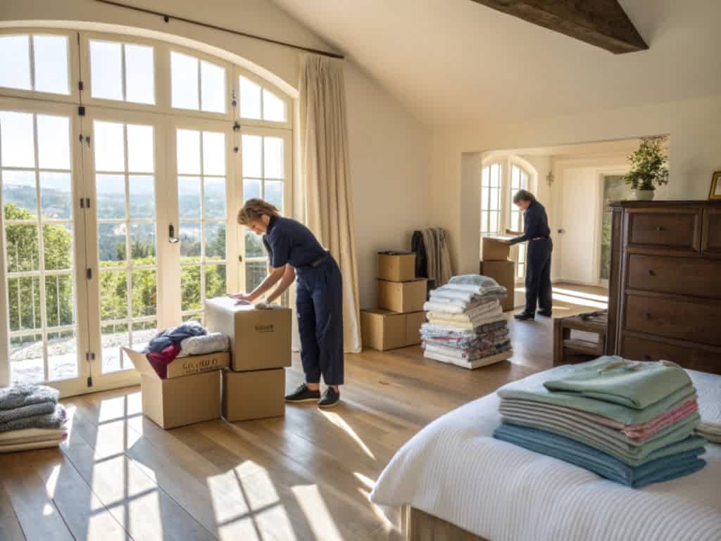 Уборка коттеджа с распаковкой вещей