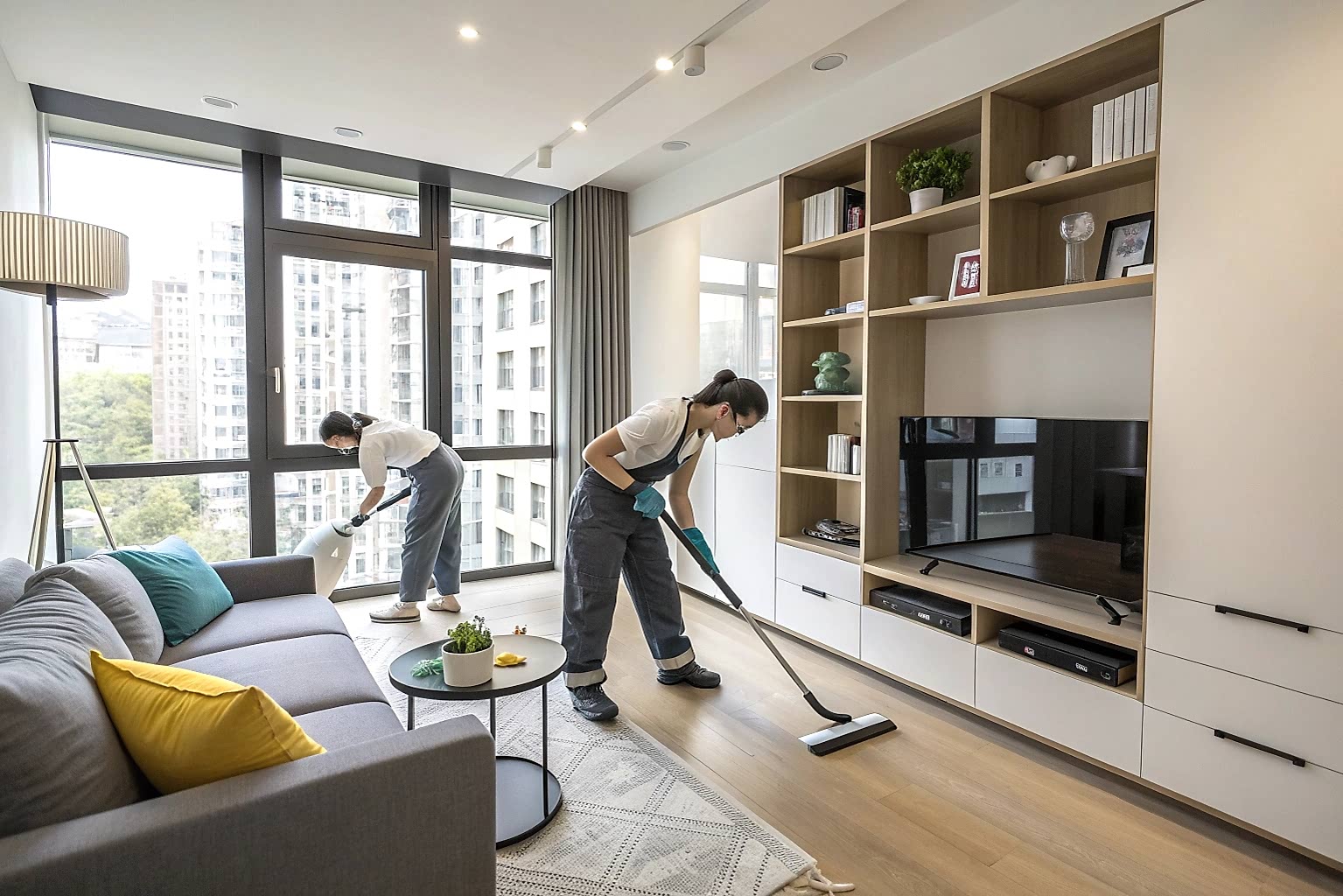 Уборка 2-комнатной квартиры после ремонта