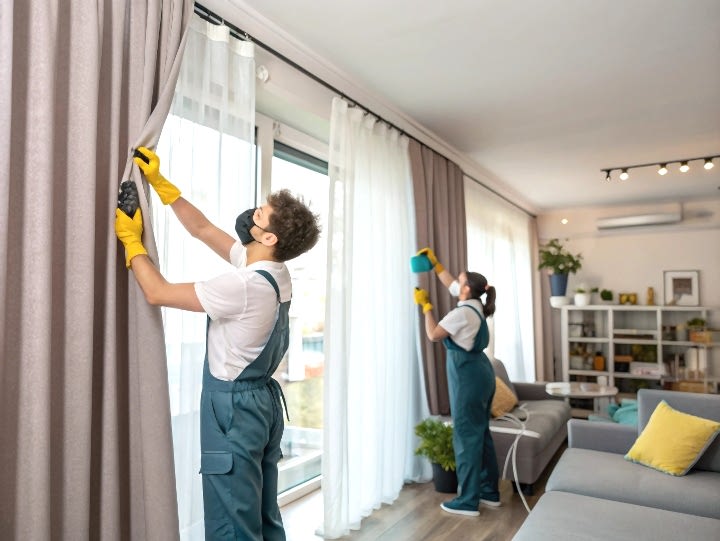 Химчистка тюли и рулонных штор