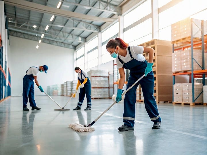 Уборка складских помещений 600 м²
