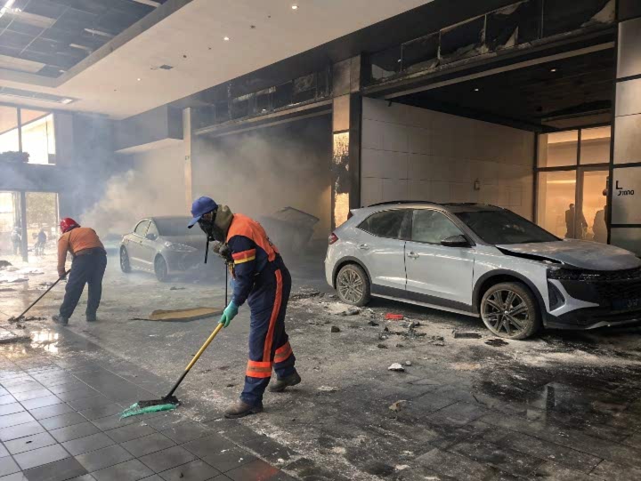 Генеральная уборка после пожара