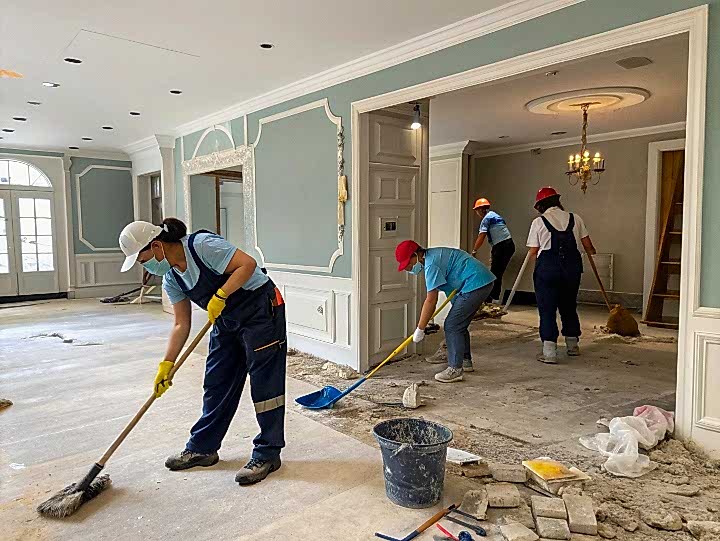 Генеральная уборка дома после строительства