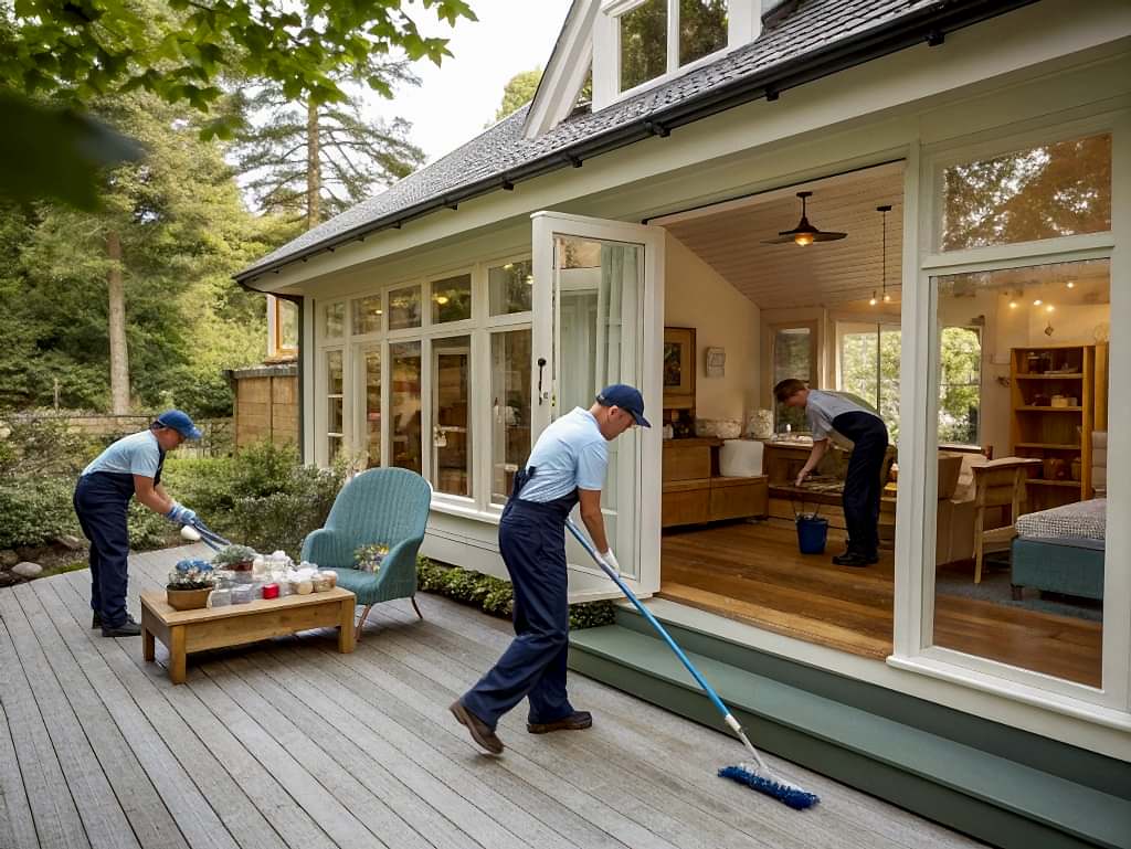 Поддерживающая уборка загородного дома