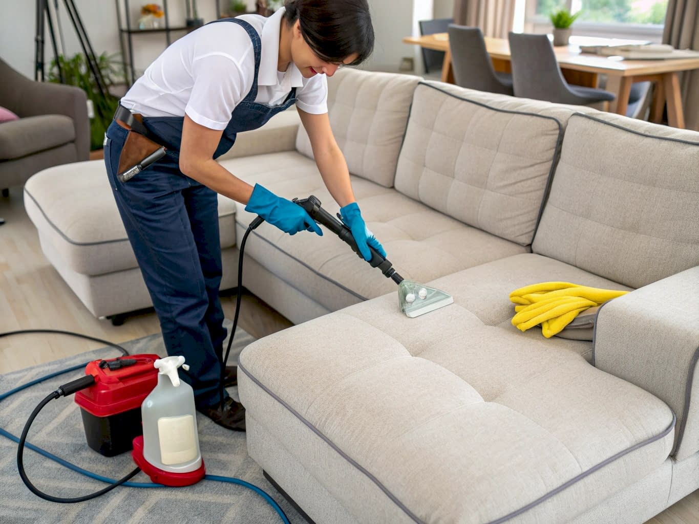 Химчистка мебели в коттедже