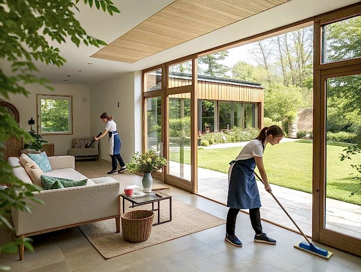 Поддерживающая уборка в люксовом таунхаусе