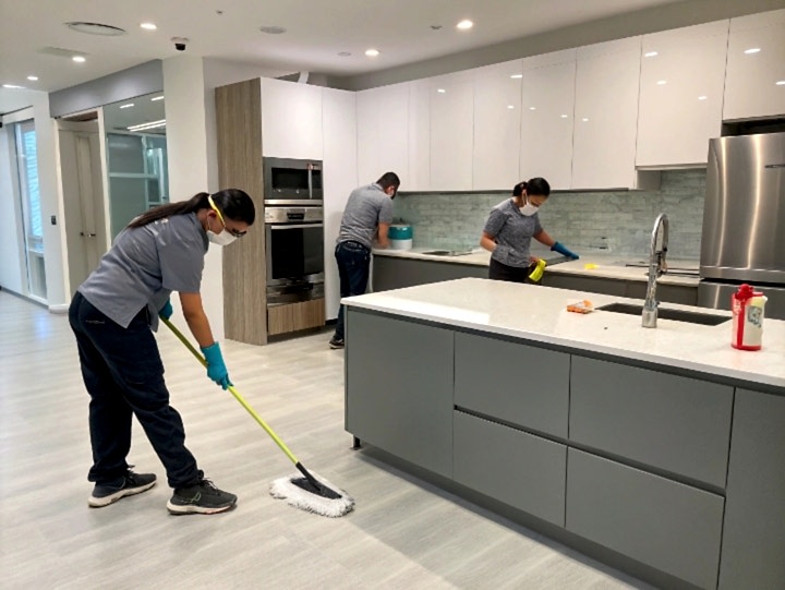 Уборка квартиры и кухни после капитального ремонта