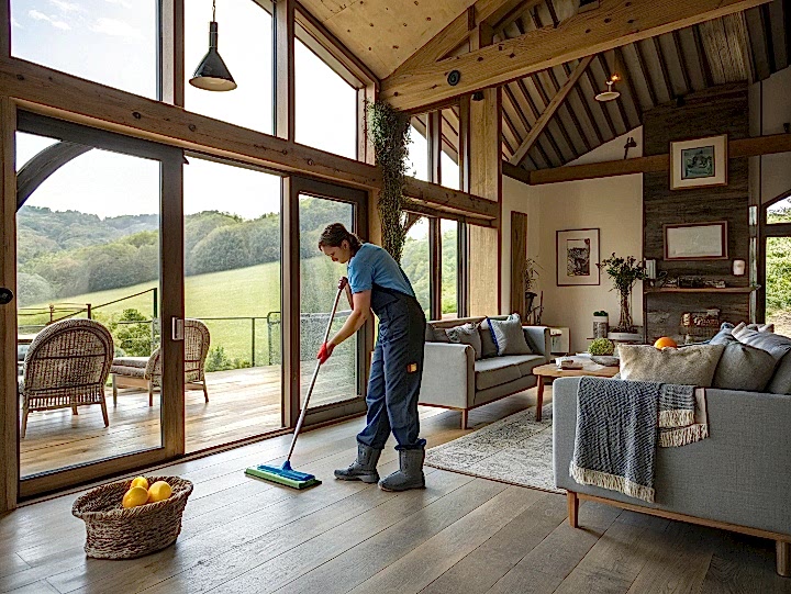 Клининг таунхауса и подвального помещения