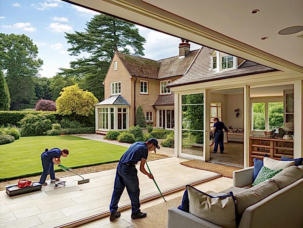 Регулярный клининг загородного дома