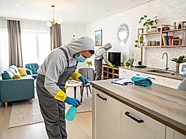 Уборка антибактериальная в 2-х комнатной квартире 50 м2