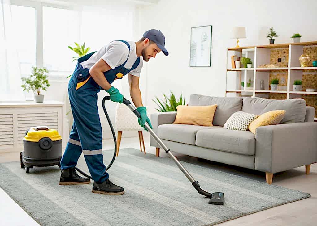 Химчистка небольшого напольного ковра