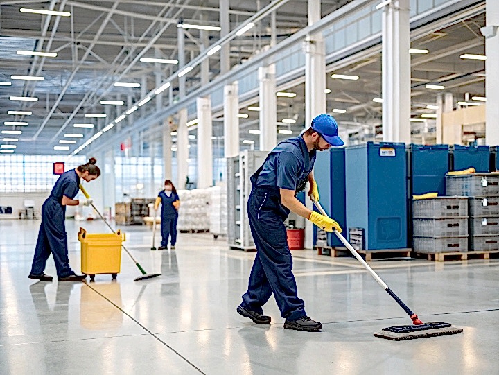 Генеральная уборка промышленного помещения