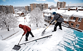 Очистка кровли