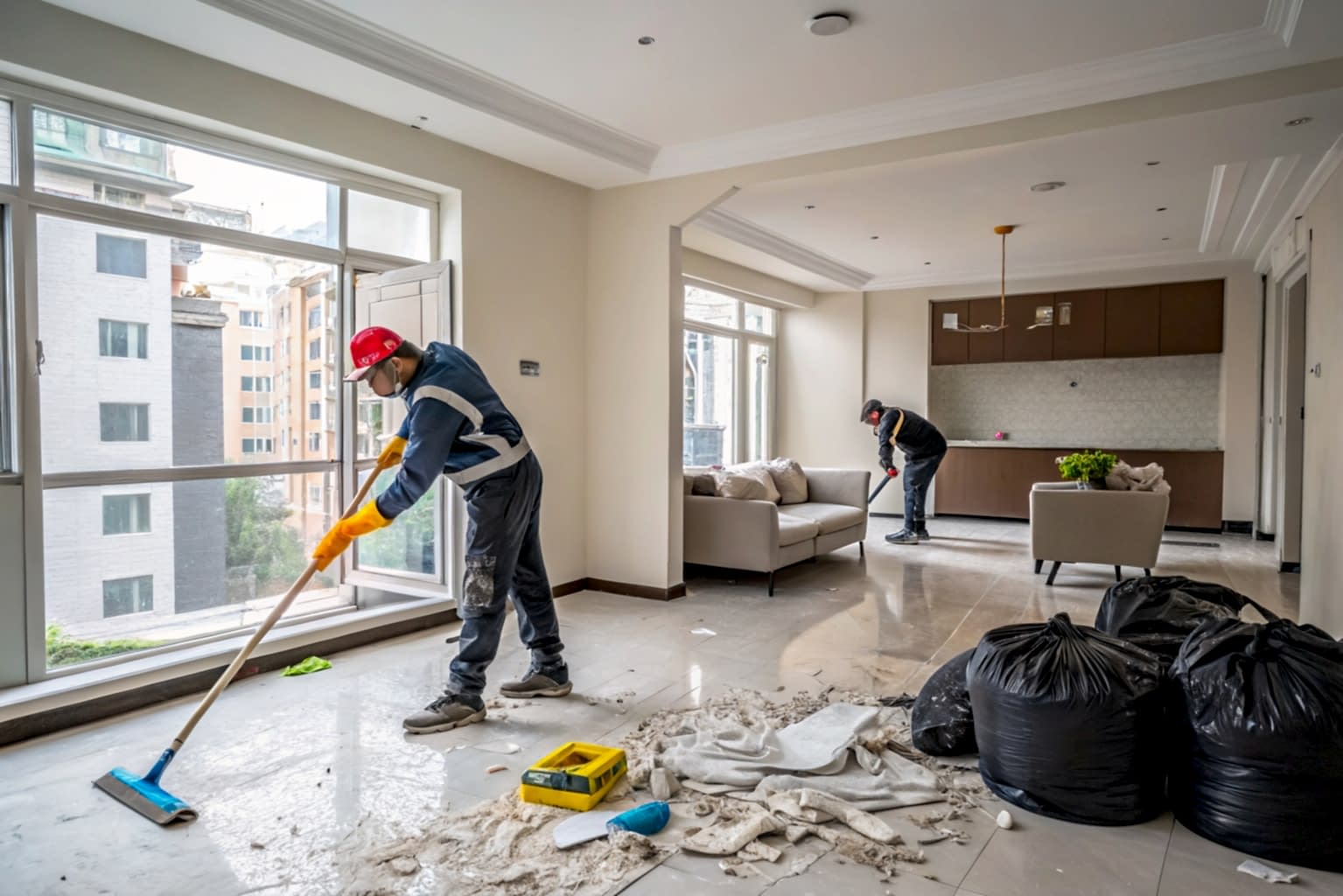 Уборка квартиры после перепланировки
