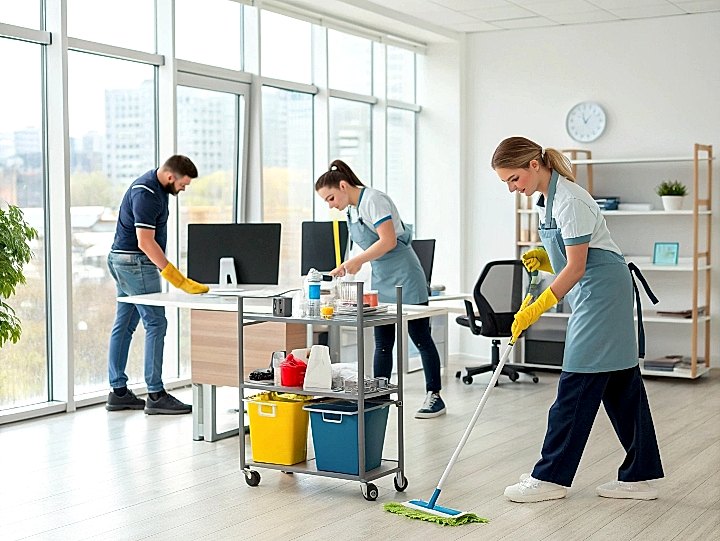 Регулярная уборка помещений офисного здания