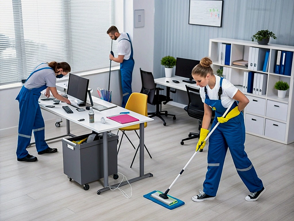 Постоянная уборка в офисе