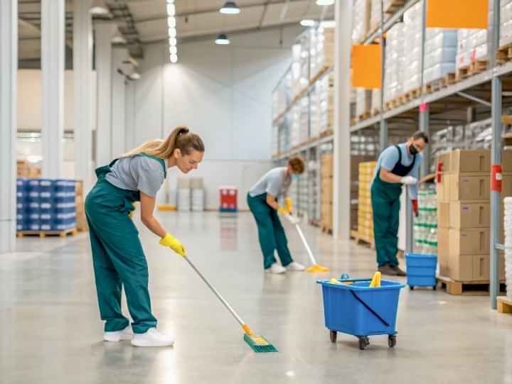 Уборка торгово-складского здания