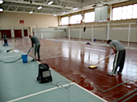 Антибактериальная уборка спорт зала 190 м2