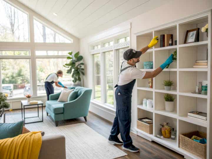 Уборка таунхауса после косметического ремонта