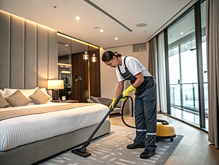Уборка в гостиничном комплексе