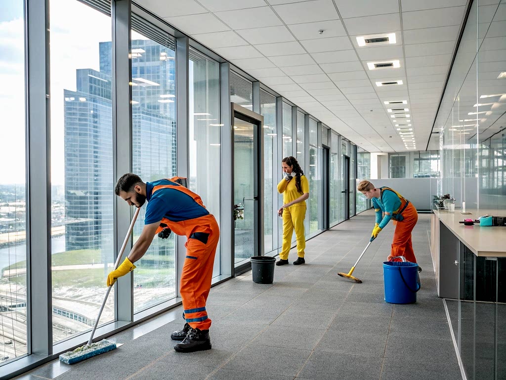 Еженедельная уборка в офисе