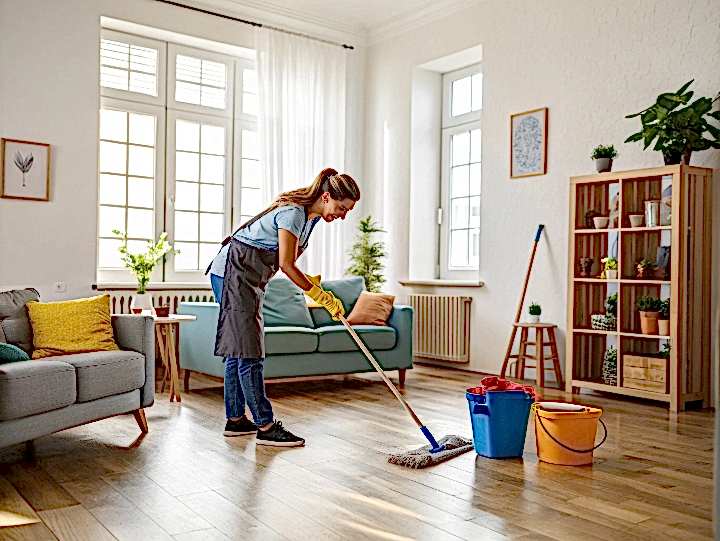 Уборка 1-этажного коттеджа