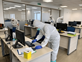 Антибактериальная уборка офиса 140 м2